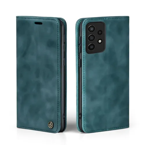 Handy Hülle für Samsung Galaxy A72 Klapp Magnet Smartphone Cover Case Petrol