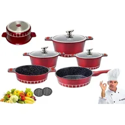 KlönBerg 10-teiliges Topfset mit Deckel