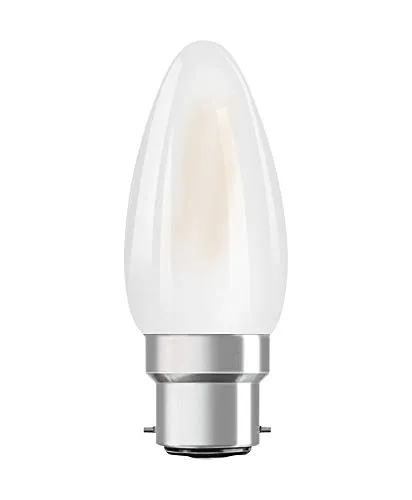 OSRAM B22D LED Lampe STAR 4W - Warmweißes Licht - Energiesparende LED Lampe mit Bajonettsockel, bietet warmweißes Licht und ersetzt herkömmliche 40W Glühbirnen. Ideal für stimmungsvolle Beleuchtung.