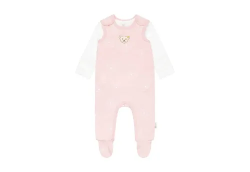 Steiff Unisex Baby Set Strampler mit Fuss + T-Shirt Langarm von Steiff