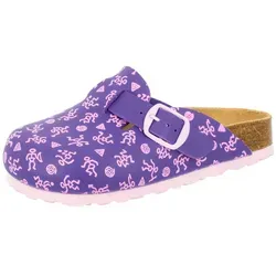 Lico Unisex Kinder Bioline Clog Kids Pantoletten, Lila Rosa, 35 EU - Clogs & Pantoletten für Mädchen, bequemes und leichtes Design für den perfekten Sommertag.