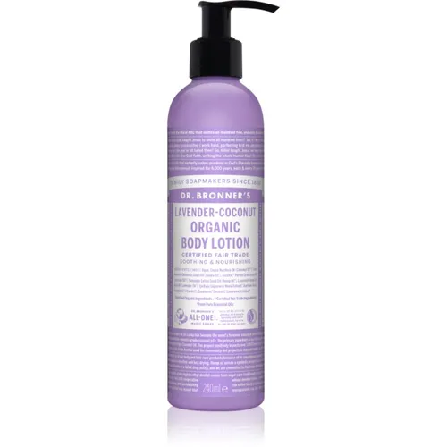 Dr. Bronner’s Lavender & Coconut intensive, nährende Body lotion für normale und trockene Haut 240 ml
