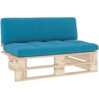 vidaXL Kiefernholz Imprägniert Garten Mittelsofa - Sofas – Langlebiges Palettensofa aus imprägniertem Kiefernholz, witterungsbeständig und ideal für entspannte Stunden im Garten oder Wohnzimmer.