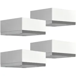 4er Set Möbelfüße Motel 65 X 65 Mm Höhe 25 Mm Chrom Poliert