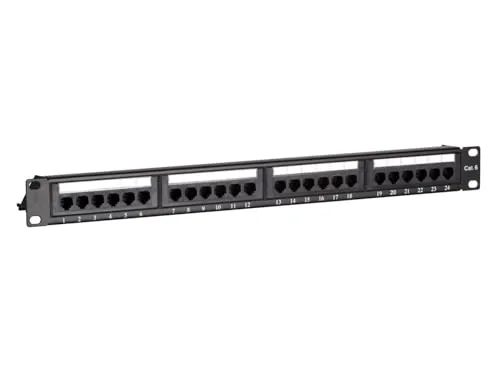 DS-IT CAT 6 UTP Patchpanel 24-fach - Patchpanel für 19
