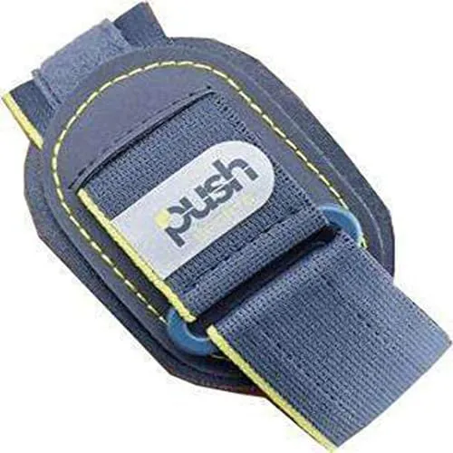 Push Sports Ellenbogenbandage für Tennis- und Golferellenbogen - Bandagen zur Linderung von Ellenbogenbeschwerden, individuell verstellbar für optimalen Druck und Komfort während oder nach dem Sport.