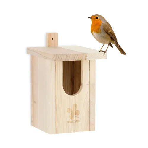 Nistkasten Vogelhaus aus Holz Nisthilfe zum Aufhängen FSC-zertifiziert 0,8 kg