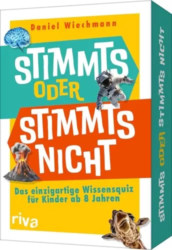 Stimmts oder stimmts nicht? – Das einzigartige Wissensquiz für Kinder ab 8 Jahren: Mit über 100 außergewöhnlichen Geschichten, Fakten und Rekorden | Für Geburtstage und Schulanfang