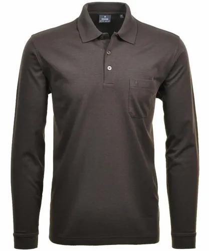 RAGMAN Poloshirt 3XL in Braun - Herren-Shirt aus 70% Baumwolle und 30% Polyester, bietet hohen Tragekomfort und ist ideal für entspannte Freizeitlooks.