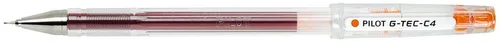 PILOT G-TEC-C Gelschreiber 0.4 mm, Schreibfarbe: Orange BL-GC4-O