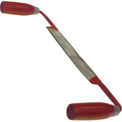 Zugmesser gerade Form mit 240 mm Abziehmesser Rindenschäler Ziehmesser Bogenbau Zug Messer Zieheisen Schaber Entrinder Zugklinge Klinge Abziehklinge