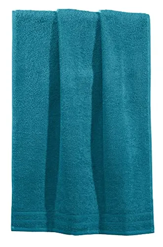 Erwin Müller Handtuch Heidelberg 100% Baumwolle Petrol Größe 50x100 cm - saugstark, gut trocknend, kompakt, leichte Qualität - ideal für Sport, Strand, Reisen (weitere Farben)