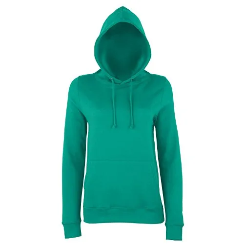 AWDis Damen Girlie College Hoodie Kapuzenpullover, Jade, XXL