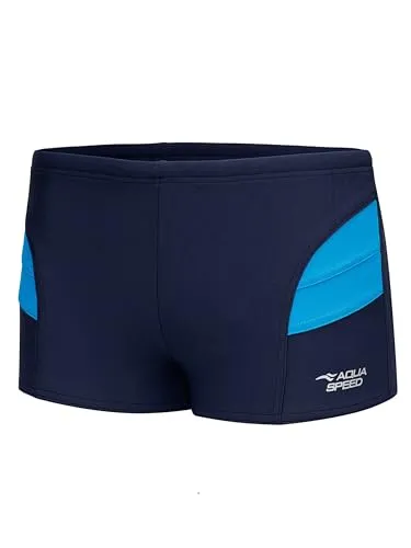 Aqua Speed Badehose Andy für Jungen – Hochelastische Schwimmhose mit Kordelzug