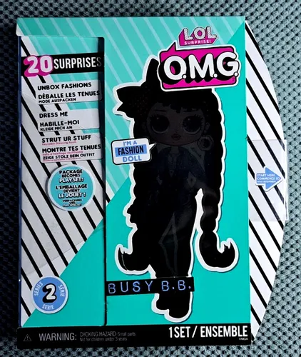 MGA Entertainment L.O.L. Surprise OMG Doll Top Secret Busy B.B. - Puppen mit stylischem Outfit und interaktivem Zubehör, perfekt für kreative Rollenspiele und ab 3 Jahren geeignet.