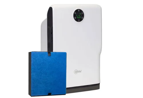 alfda Luftreiniger ALR160 CleanAIR - 30 m², HEPA-Filter, CADR 135 m³/h - Luftreiniger für Räume bis 30 m² mit HEPA-Filter, der bis zu 99,5% Allergene ab 0,1 Mikrometer filtert. Ideal für Allergiker, leise im Nachtmodus und mit Fernbedienung.