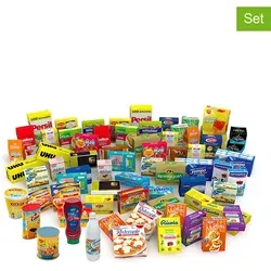 Tanner - Der kleine Kaufmann DEKO Kaufladen Set 65-teilig - Kaufläden & Zubehör: 65-teiliges Set mit realistischen Miniaturartikeln, ideal für kreative Rollenspiele und zur Förderung sozialer Fähigkeiten.