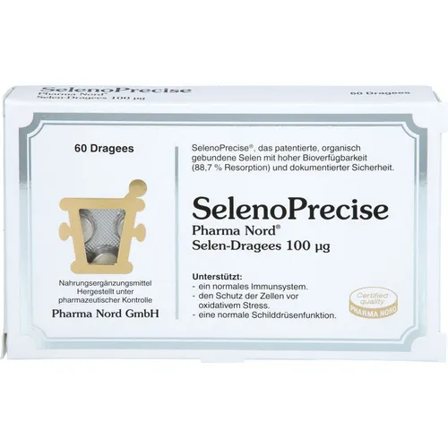 SELENOPRECISE 100 µg Pharma Nord Dragees 60 St.