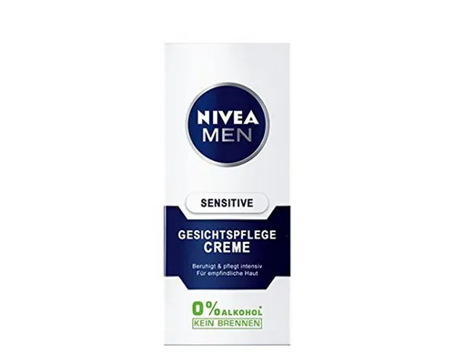 Nivea For Men Gesichtscreme Sensitiv Kamille und Hamamelis 6er Pack - Gesichtscreme für Männer mit Kamille und Hamamelis, beruhigt die Haut, schützt vor Irritationen und versorgt intensiv mit Feuchtigkeit – ideal für empfindliche Haut.