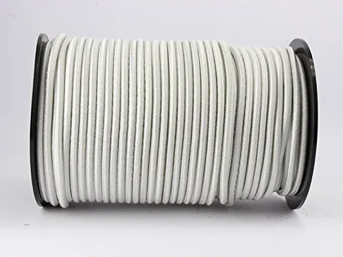 Unbekannt 10m Expanderseil 6mm weiß Gummiseil Planenseil Spannseil Elast. Seil Plane