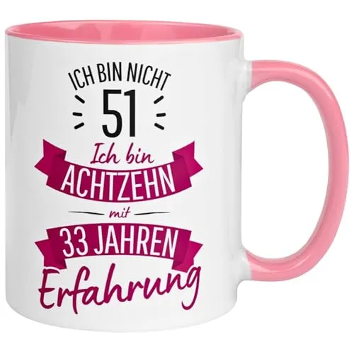 Kaffee- & Teebecher Pink von Momentals