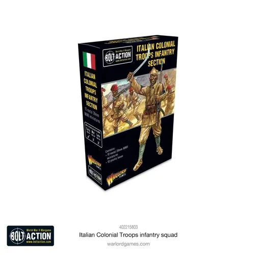 Italian Colonial Troops Infantry Squad Warlord Games NEU/OVP