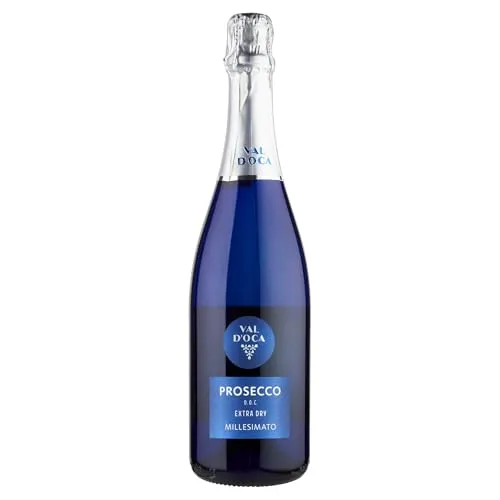 Prosecco Doc Bottiglia Blu Extra Dry Millesimato Val D'Oca