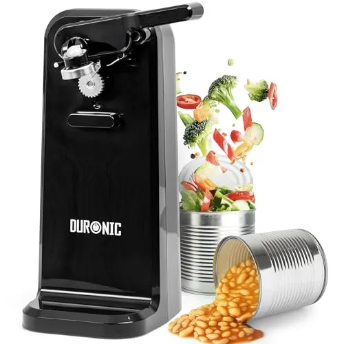 Duronic CO40 Elektrischer Dosenöffner mit Flaschenöffner und Messerschärfer