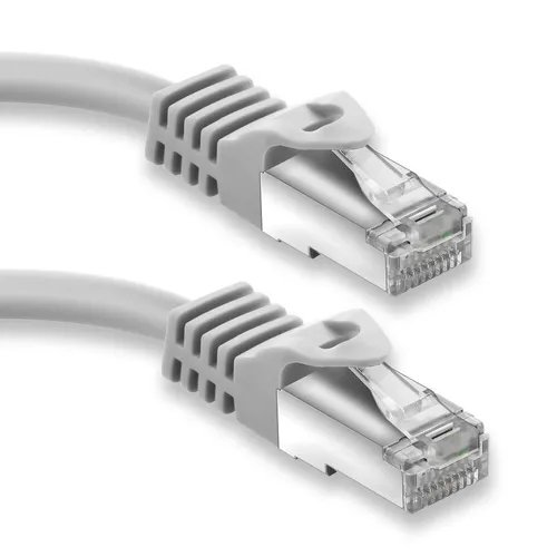 Patchkabel RJ45 S/FTP Cat7 10.00m grau PIMF
