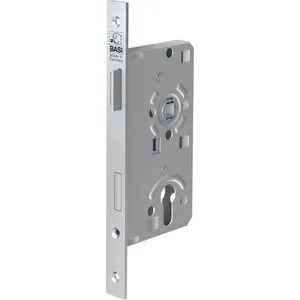 BASI Einsteckschloss 9240-5522, DIN links, für Zimmertüren, für Profilzylinder