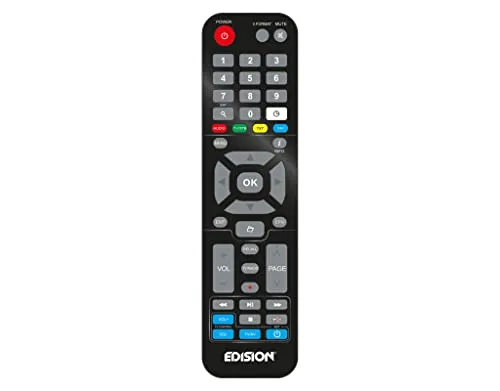 Edision UNIVERSAL Fernbedienung EDI-RCU 4 Learn, ORIGINAL, PROGRAMMIERBAR, 2in1 TV & Receiver, Picco T265, Picco T265+, Nano T265+, Picco T265 pro, PING T2/C, Proton S2, Picco T2