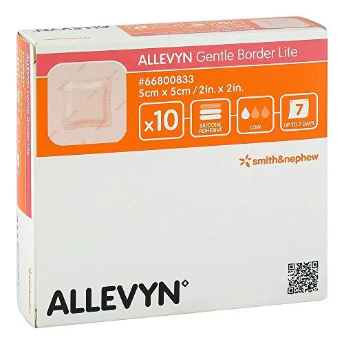 Allevyn Schaumverband Gentle Border Lite 5x5 cm