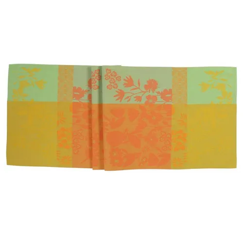 Sander Tischläufer Fiorella 47 x 150 cm – Floral in Lachs/Orange - Eleganter Tischläufer im floralen Design, ideal für festliche Anlässe und den Alltag. Aus 100% Baumwolle, waschbar bei 60°, sorgt er für stilvolle Akzente auf jedem Tisch.