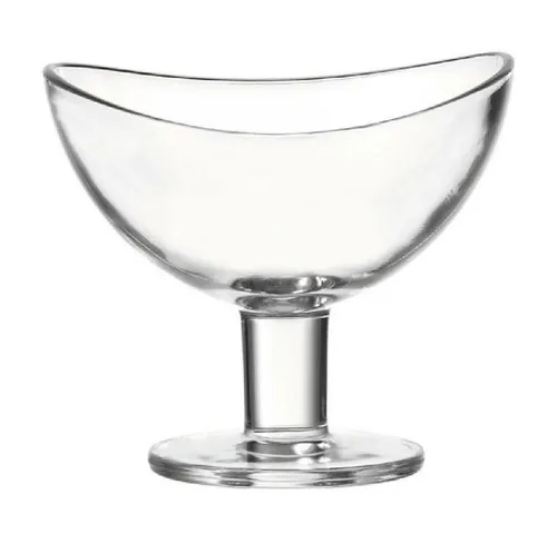 LEONARDO Schüssel Leonardo Schale auf Fuß Loop Klar (300ml) in weiß von LEONARDO