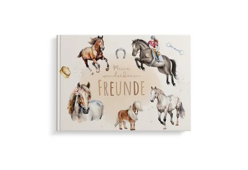 MeinBaby123® Tagebuch Freundebuch für Kinder, Freundschaftsalbum, Freundealbum Kindergarten und Schule, Freundschaftsbuch Hardcover