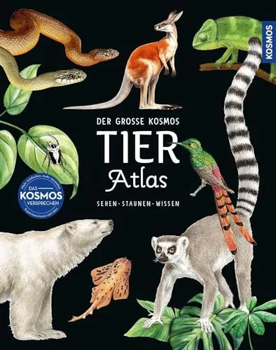 Der große Kosmos Tieratlas - Bauernhof für Kinder, mit über 1.700 einzigartigen Tierzeichnungen für spannende Entdeckungsreisen und faszinierende Einblicke in die Tierwelt.