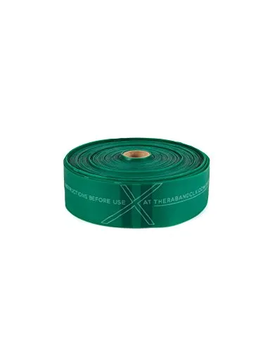 THERABAND Fitnessband CLX, 22m, starker Widerstand - Widerstandsbänder mit 2,1 kg Widerstand und patentiertem Easy Grip Loop-System. Ideal für vielseitige Körperübungen, bis zu 400% dehnbar und individuell zuschneidbar.