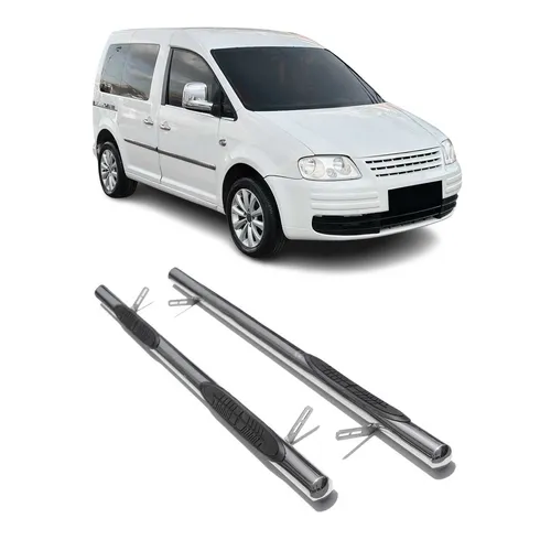 OMAC Kfz-Schmutzfänger Edelstahl für VW Caddy 2003-2015 - 2-teiliges Set aus hochwertigem Edelstahl, rutschfest und langlebig. Ideal für optimalen Schutz und ansprechende Aerodynamik Ihres VW Caddy.