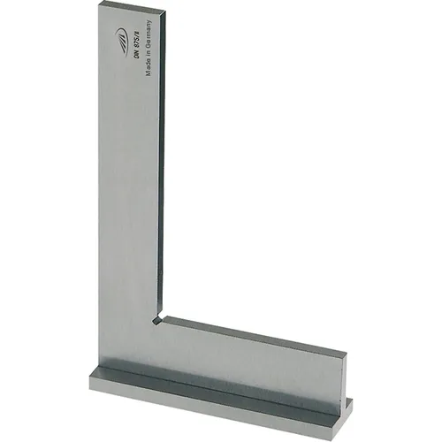 Präzisions Stahlwinkel DIN875-2 mit Anschlag 100 x 70 mm