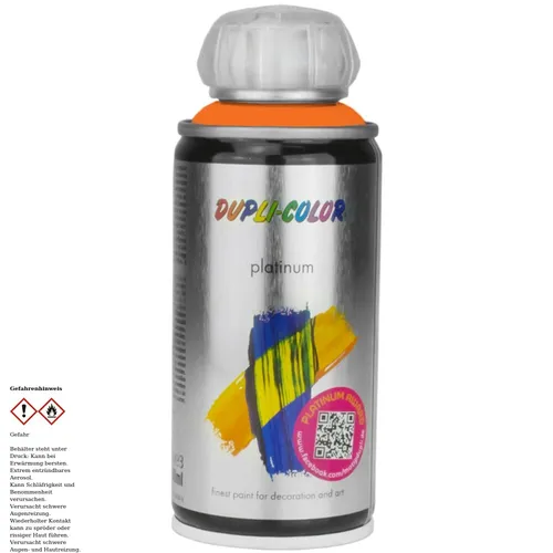 DUPLI COLOR PLATINUM SPRÜHLACK LACKSPRAY HOHE DECKKRAFT FÜR MANDARIN SEIDENMATT