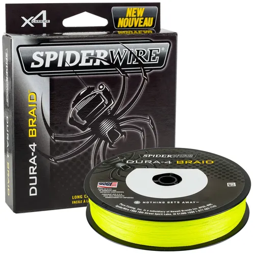 SpiderWire Dura 4 Yellow - Gelb - 0,20mm - 17kg - 150m geflochtene Angelschnu