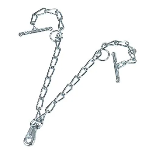 Produktbild Kettenteil doppelt, mit Karabiner u. Knebel, 6mm