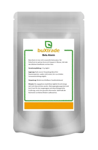 500g | Beta Alanin | Ausdauer | Carnosin Booster | Nahrungsergänzungsmittel