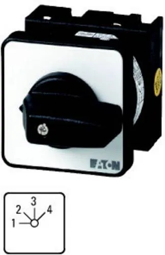 Eaton T0-4-8251/E Stufenschalter 20 690V - Sonstige Elektroinstallationsartikel, zuverlässiger Stufenschalter für präzise Spannungsregelung bis 690V, ideal für industrielle Anwendungen.