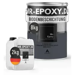 Mr. Epoxy Epoxidharz Bodenbeschichtung (10 kg, RAL 7015 Schiefergrau)