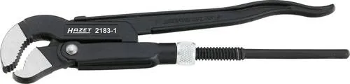 Hazet 2183-1.5 Eckrohrzange 45° - Rohrzangen, präzise 45°-Biegung für optimale Zugänglichkeit an engen Stellen und hohe Griffigkeit für effizientes Arbeiten.