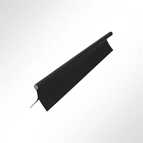 Lysel Zeltkeder Kederband Einzugskeder doppelfahnig schwarz D 7.50mm Meterware