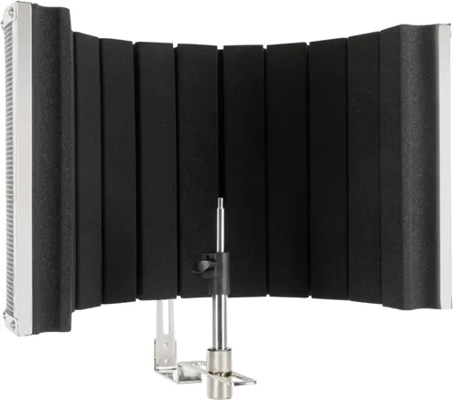 Pronomic MP-60 Micscreen - Mikrofon Schirm für Studio oder Podcast - Mikrofonzubehör, idealer Akustik Absorber und Diffusor, verhindert unerwünschte Schallreflektionen und Echos für optimale Klangqualität.