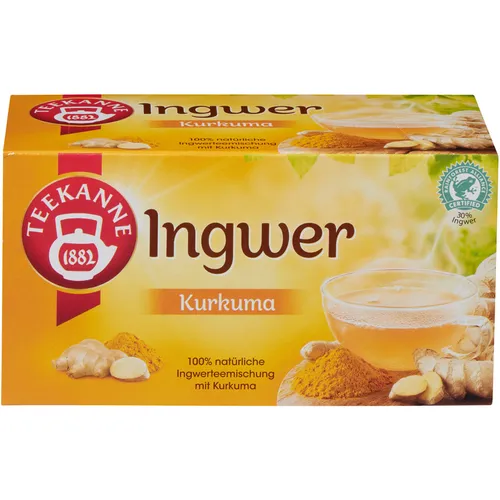 Teekanne Tee Ingwer-Kurkuma, 18 Teebeutel, 32,4g