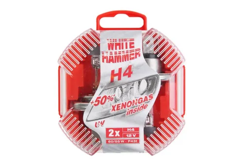 Osram KFZ-Ersatzleuchte H4 12V 60/55W - 2 St. Kaltweiß - Autolampen mit bis zu 50% mehr Licht für mehr Sicherheit im Straßenverkehr, inklusive E-Prüfzeichen und Made in Germany.